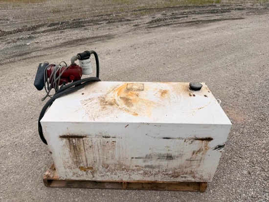 100 Gal Steel Tank w/ Pump