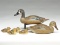 Bluewing teal hen, drake, and four ducklings, Harold Haertel, Dundee, Illinois.