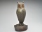 Owl decoy, Herter's Company, Waseca, Minnesota, 2nd quarter 20th century.