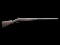 EXTRAORDINARILY RARE L.H. GIBBS PATENT LEVER OPENING 8 BORE HAMMER SHOTGUN