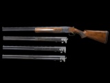 SCARCE BROWNING SUPERPOSED GRADE 1 4 GAUGE SKEET SET WITH CASE