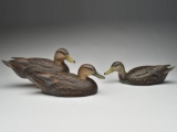 Three black ducks, Don Bridell, Mt Airy, Maryland.