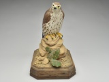 Full-size peregrine falcon, Ron Tepley, Racine, Wisconsin.