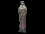 Cast iron cigar store Indian counter top trade sign, circa 1875.