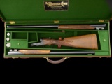 SCARCE OPTIONED PARKER DHE GRADE 12 GAUGE TWO BARREL SET WITH CASE