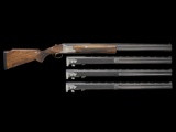 FANTASTIC BROWNING SUPERPOSED 4 BARREL SKEET SET ENGRAVING AND GOLD INLAYS BY JOHN WARREN