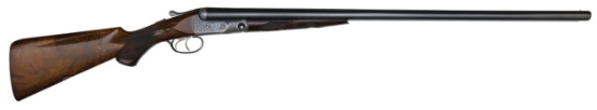 FINE PARKER DHE GRADE 12 GAUGE GAME GUN.