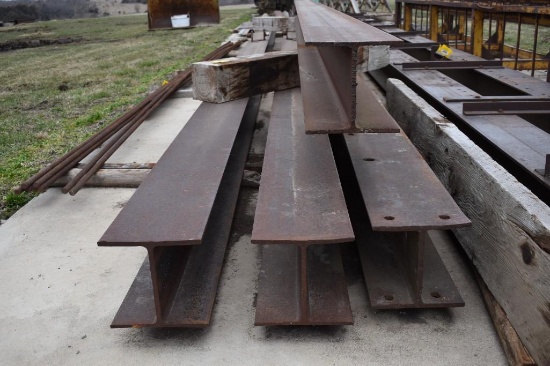 Large steel I beams | Heavy Construction Equipment Building Materials ...