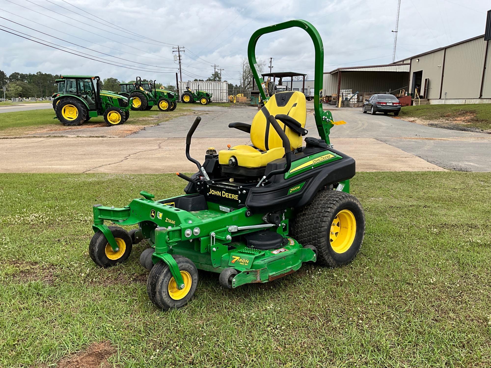 2021 John Deere Z920M Zero-Turn mower Proxibid