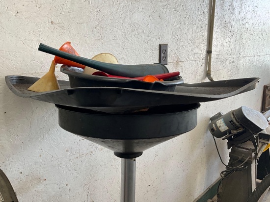 Poly oil drain collector