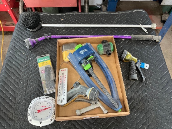 Water hose attachments & sprinklers