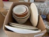 4 boxes of kitchen glassware