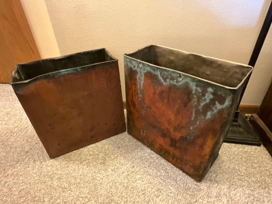 Copper baskets
