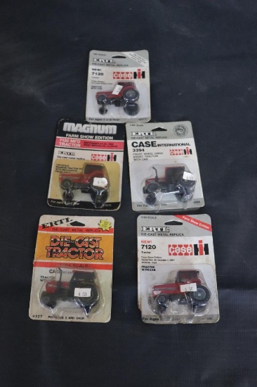 ERTL 1/64th Scale Case-IH Tractors on card