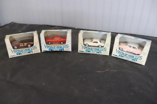 (4) ERTL 1/43rd Scale Vintage Vehicles