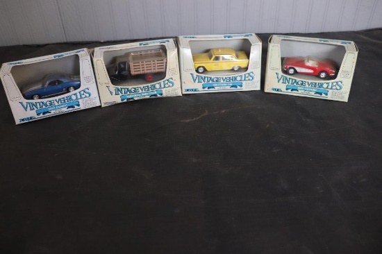 (4) ERTL 1/43rd Scale Vintage Vehicles