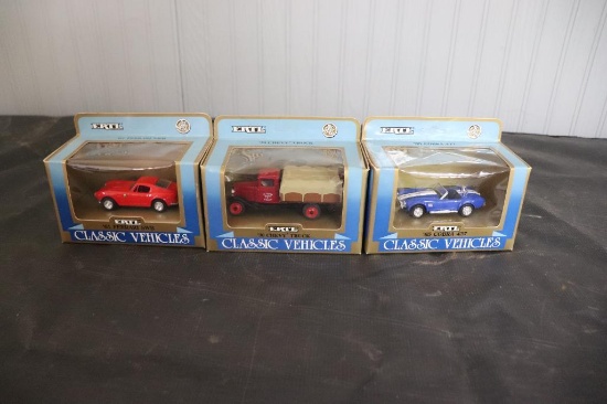 (3) ERTL 1/43rd Scale Classic Vehicles