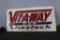 METAL VIT-A-WAY LIVESTOCK SIGN