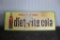 METAL DIET-RITE COLA SIGN