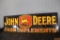 JOHN DEERE FARM IMPLEMENTS METAL SIGN
