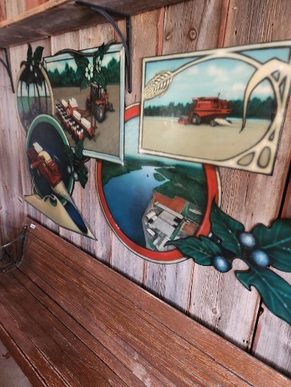 LARGE IH PLASTIC MURAL