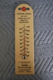 VINTAGE WOODEN ADVERTISING THERMOMETER