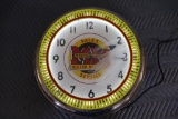 MINNEAPOLIS MOLINE ADVERTISING CLOCK