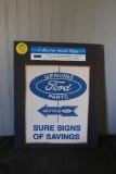 COLLECTOR METAL GENUINE FORD PARTS SIGN