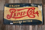 METAL PEPSI-COLA SIGN