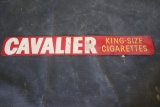 METAL CAVALIER CIGARETTES SIGN