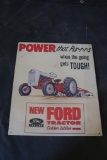 METAL FORD TRACTOR SIGN
