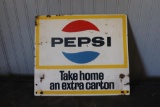 METAL PEPSI SIGN
