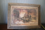 FRAMED HARVESTER HERITAGE SERIES 1936 PAPER