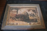 FRAMED PAPER HARVESTER HERITAGE SERIES 1929