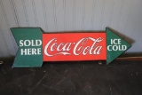 METAL COCA-COLA SIGN