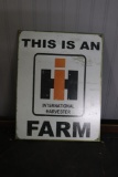INTERNATIONAL HARVESTER METAL SIGN