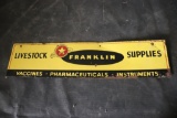 METAL FRANKLIN LIVESTOCK SIGN