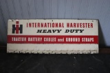 INTERNATIONAL HARVESTER TRACTOR BATTERY CABLES & GROUND STRAPS DISPLAY