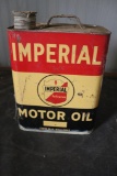 IMPERIAL METAL MOTOR OIL CAN