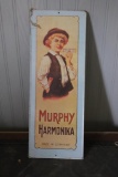 MURPHY HARMONIKA METAL SIGN