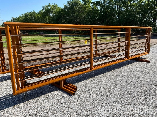 (4) Free Standing Cattle Panels