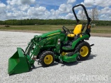 2021 John Deere 2025R Compact Tractor