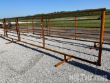 24ft. Free Standing Cattle Panel w/ 7ft. Swing Gate