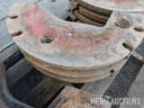 4 IH/Farmall rear wheel half weights