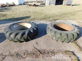 16.9-34 tires mounted on 34in. rims