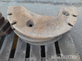 4 IH/Farmall rear wheel half weights
