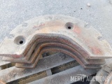 4 IH/Farmall rear wheel half weights