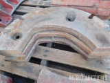 3 IH/Farmall rear wheel half weights