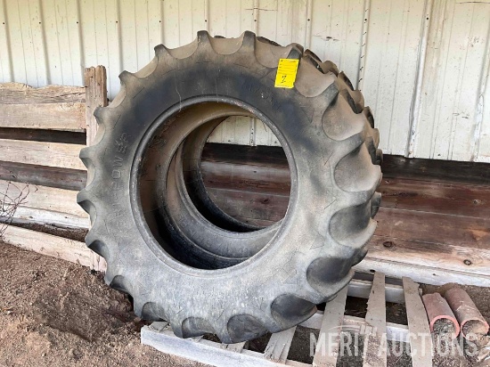 (2) 16.9-28 tractor tires