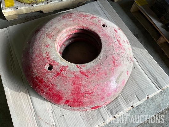 (4) rear tractor weights